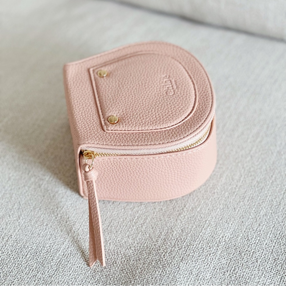 Chloé Pink Leather Mini Drew Shoulder Bag with Tassel - Picture 6 of 10